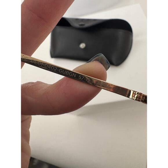 DIFF NWOT Pink & Gold Genevive Oversized Sunglasses With Case - Picture 9 of 15